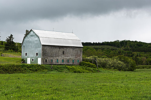谷仓,农场,新斯科舍省,加拿大