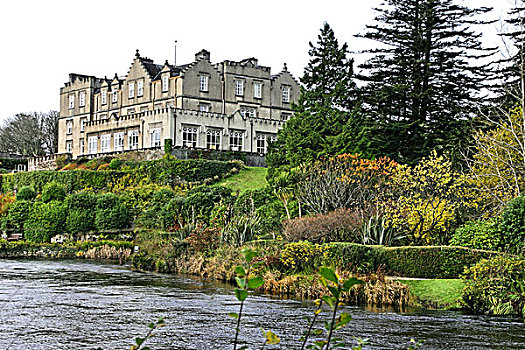 城堡,酒店,康纳玛拉,戈尔韦郡,爱尔兰,欧洲