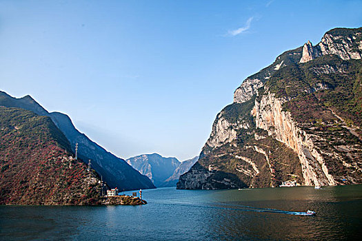 长江三峡巫峡峡谷