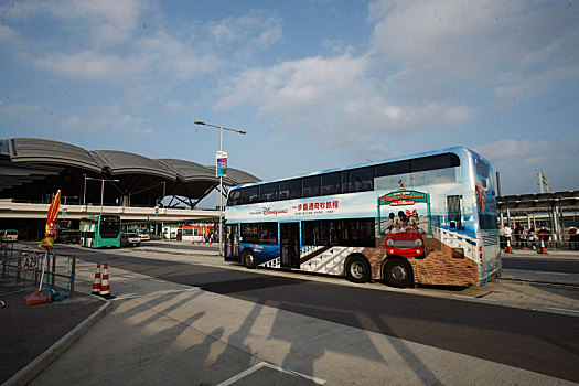 香港,车,公交车