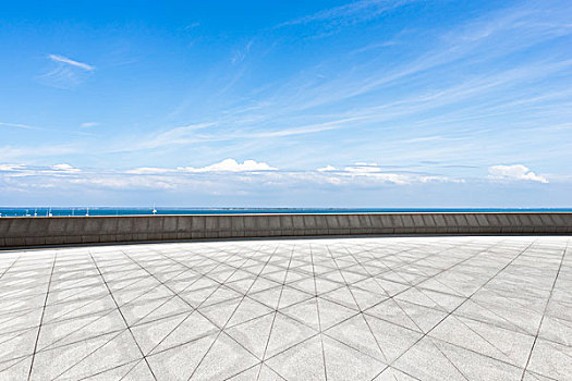 空,地面,蓝天,海洋