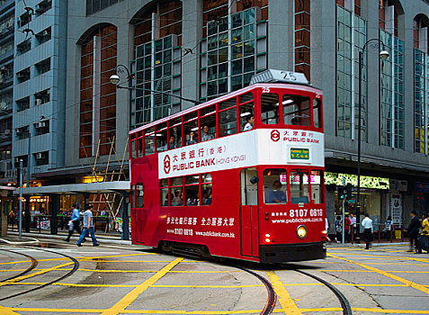 中国香港风情·有轨电车