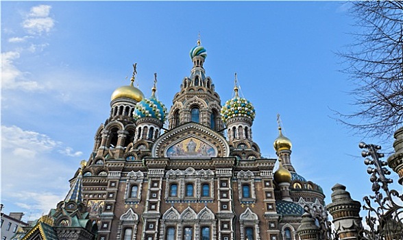 大教堂,耶稣,教堂,溢出,血,彼得斯堡,俄罗斯