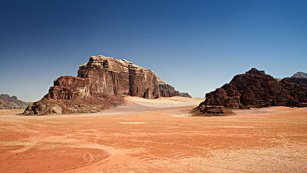 约旦,瓦地伦,沙漠,保护区,铭刻,世界遗产,清单,沙子,石头,区域