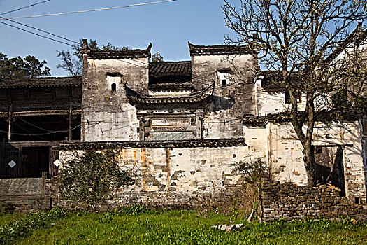 江西婺源,晓起,油菜花,徽派建筑,民居