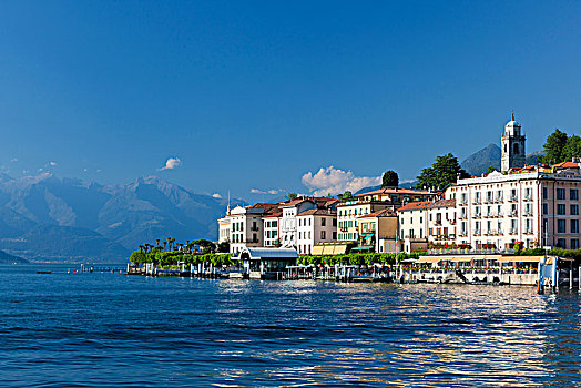 风景,水岸,科摩湖