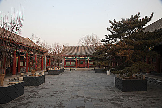颐和园,文昌院,日落,中国,北京,全景,风景,地标,传统