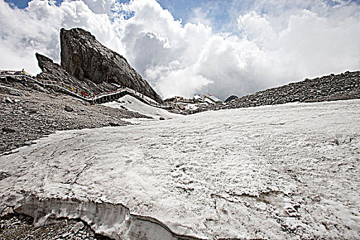 冰河,玉龙雪山,丽江,中国