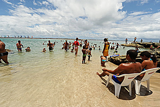 brazil,pernambuco,porto,de,galinhas,beach,scene