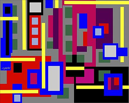 窗户,2002年,电脑制图