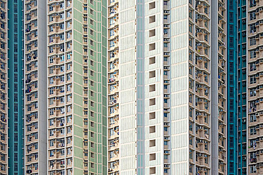 公寓楼,塔楼,锡,水,长,地区,新界,香港,中国,亚洲