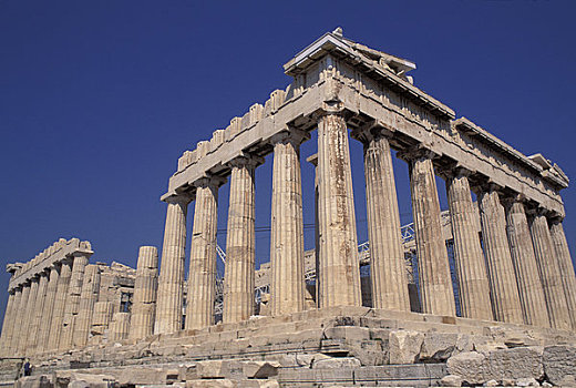 希腊,雅典,卫城,帕特侬神庙