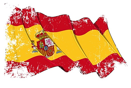 低劣,旗帜,西班牙