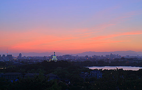 景山夜景