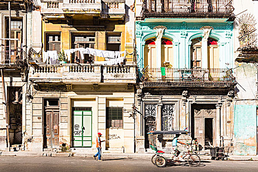 古建筑,中心,哈瓦那,古巴