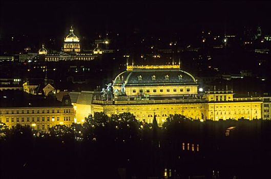 国家剧院,国家博物馆,布拉格,欧洲