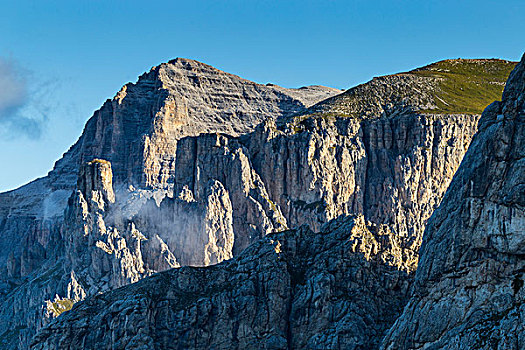 欧洲,意大利,阿尔卑斯山,白云岩,山,风景