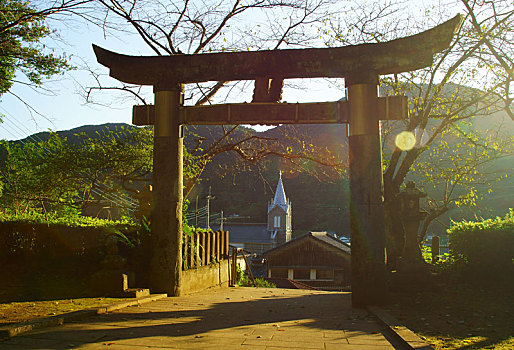 神祠,熊本,日本