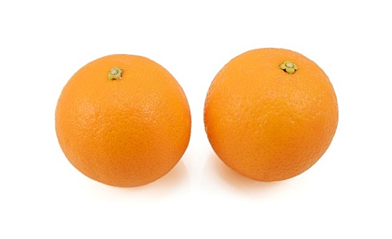 两个,成熟,橘子