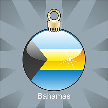 巴哈马,旗帜,圣诞节,形状