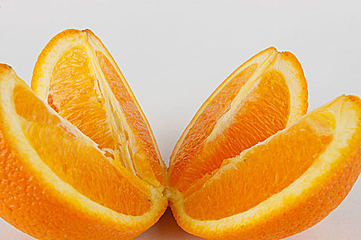 影棚拍摄的橙