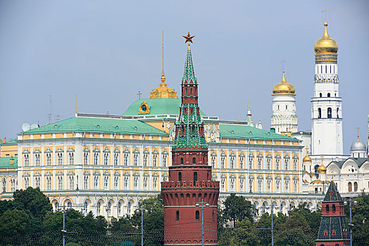 克里姆林宫,桥,大教堂,耶稣,莫斯科,俄罗斯,欧洲