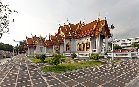 云石寺,大理石庙宇,曼谷,泰国,亚洲