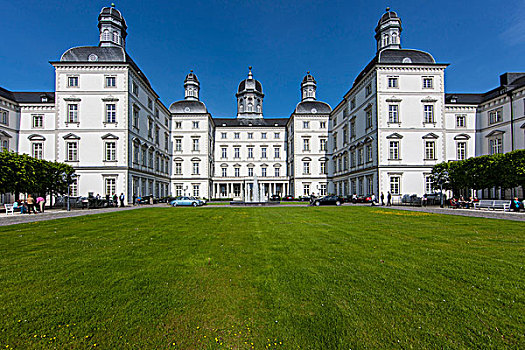 大酒店,城堡,陆地,北莱茵-威斯特伐利亚,德国,欧洲