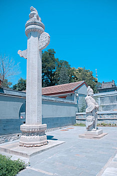 北京石景山慈悲庵田义墓石刻文物园