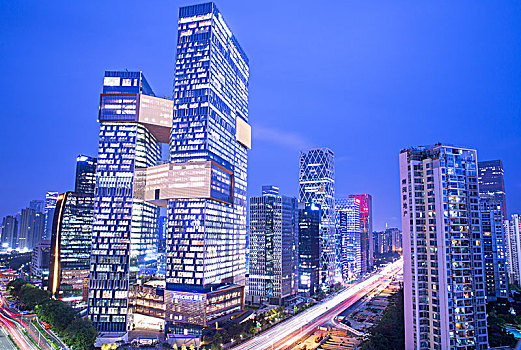 深圳南山科技园夜景