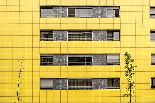 建筑,黄色