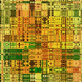 艺术,抽象,彩色,几何,无缝,图案,质地,背景,黄金,橙色,绿色