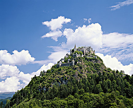 奥地利,卡林西亚,城堡,大幅,尺寸