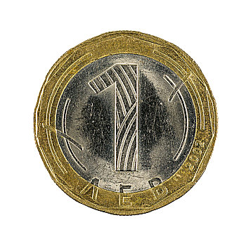 保加利亚,硬币,2002年,白色背景,背景