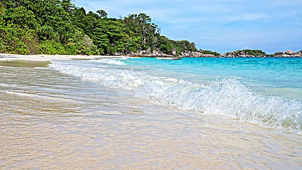 海滩,夏天,泰国