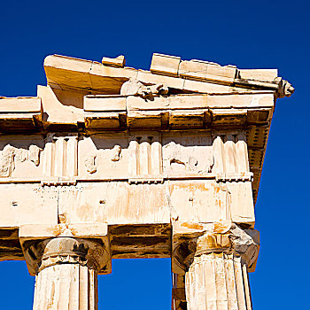 希腊,老,建筑,历史,地点,帕特侬神庙,雅典