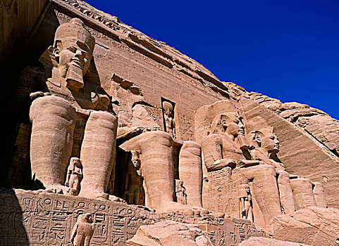 庙宇,努比亚,埃及,非洲