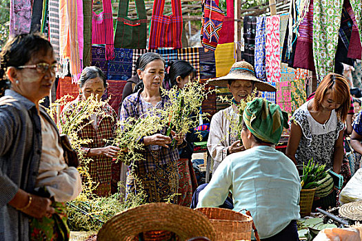亚洲,缅甸,编织,工厂