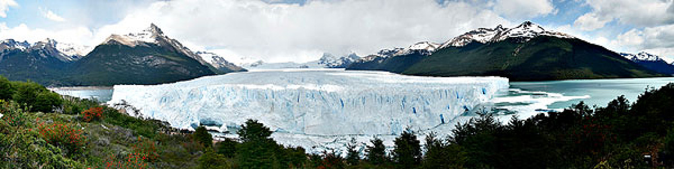 全景,冰川,国家,公园,巴塔哥尼亚,阿根廷,南美