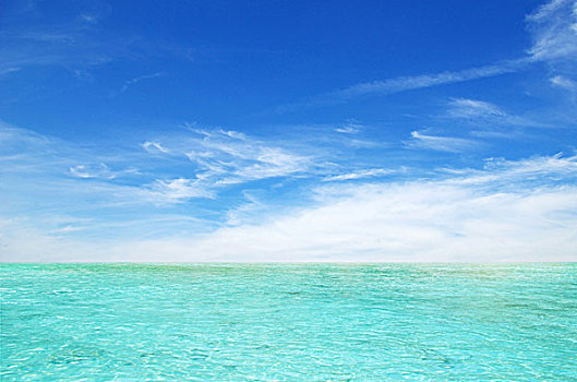 泰国,海洋,完美,天空