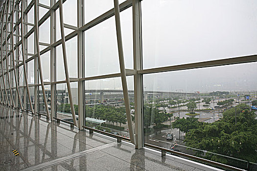 大厅,机场,香港