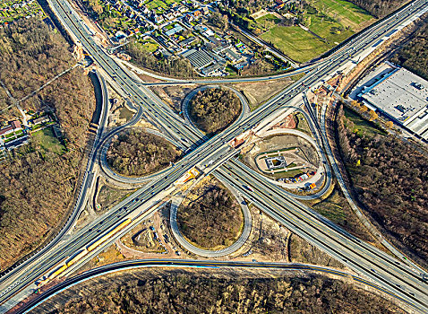 高速公路,立体交叉路,鲁尔区,北莱茵威斯特伐利亚,德国