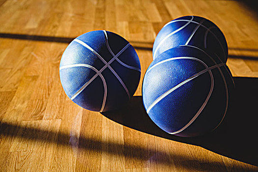 角度,风景,蓝色,篮球,球场,地板
