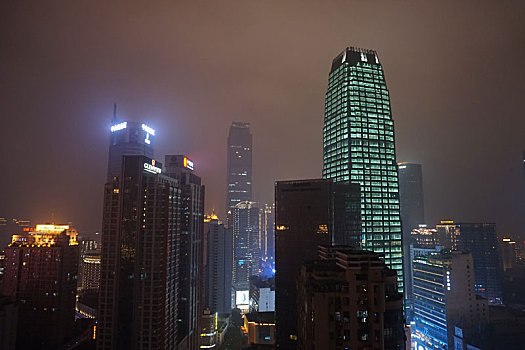 重庆解放碑夜景