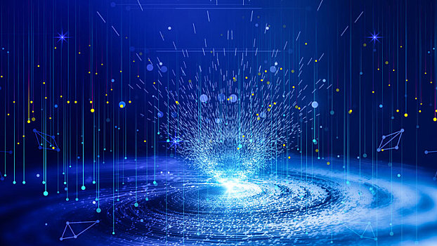 宇宙粒子漩渦互聯網科學技術大數據背景
