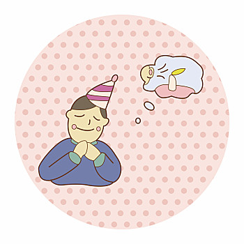 生日,许愿,矢量