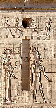浮雕,寺庙,菲莱岛,埃及