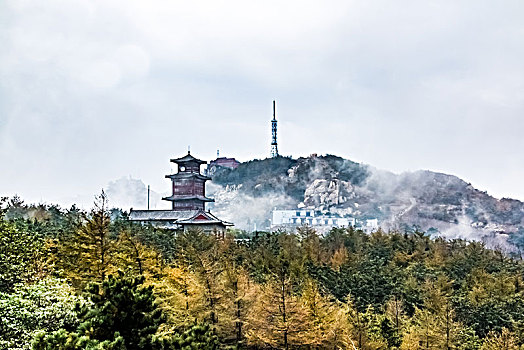 山东省泰安市泰山自然景观