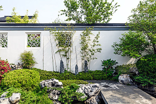中式古典园林建筑,山东省安丘市齐鲁酒地景区绿城