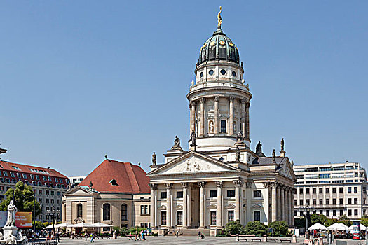 法国大教堂,御林广场,柏林,德国,欧洲